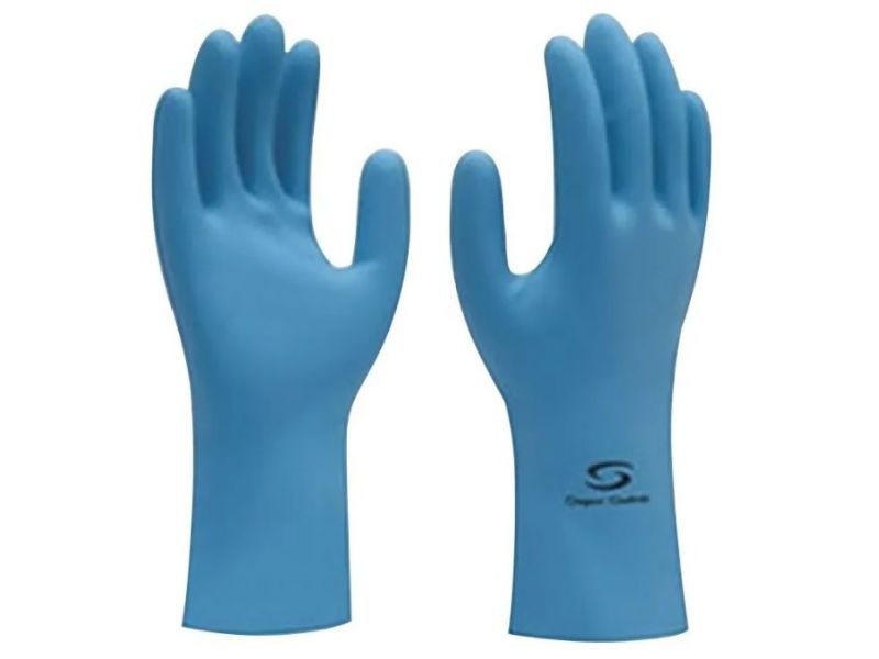 Luva latex silver SS Azul